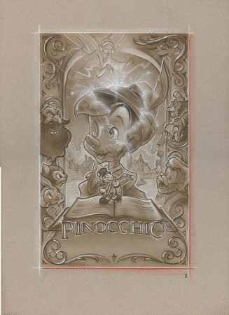 Pinocchio: Blue Fairy - original production concept art