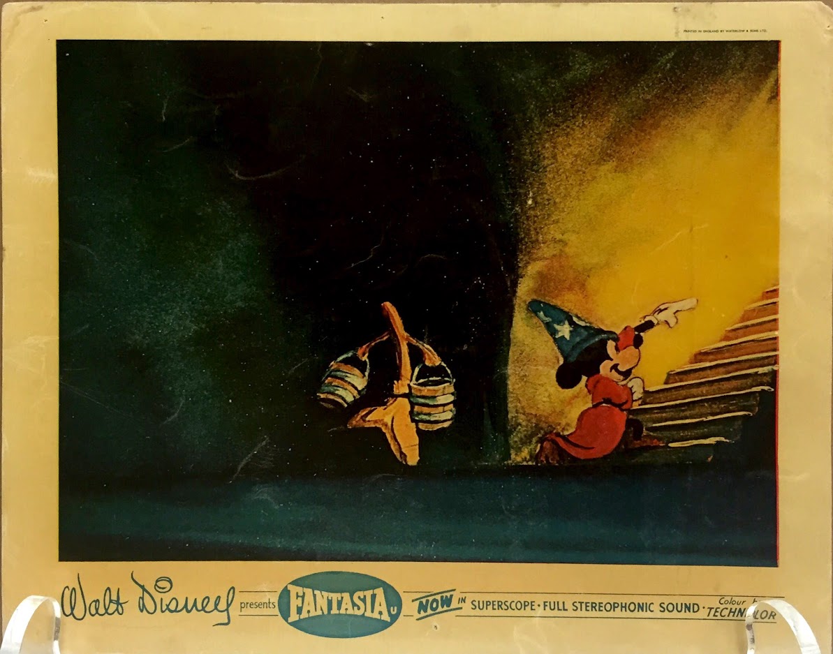 A British Sorcerer's Apprentice lobby card in the gallery