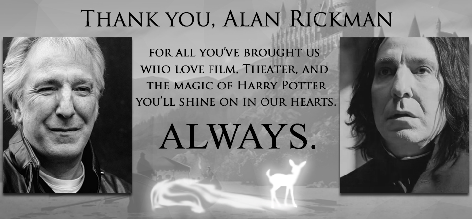Thank You Alan Rickman