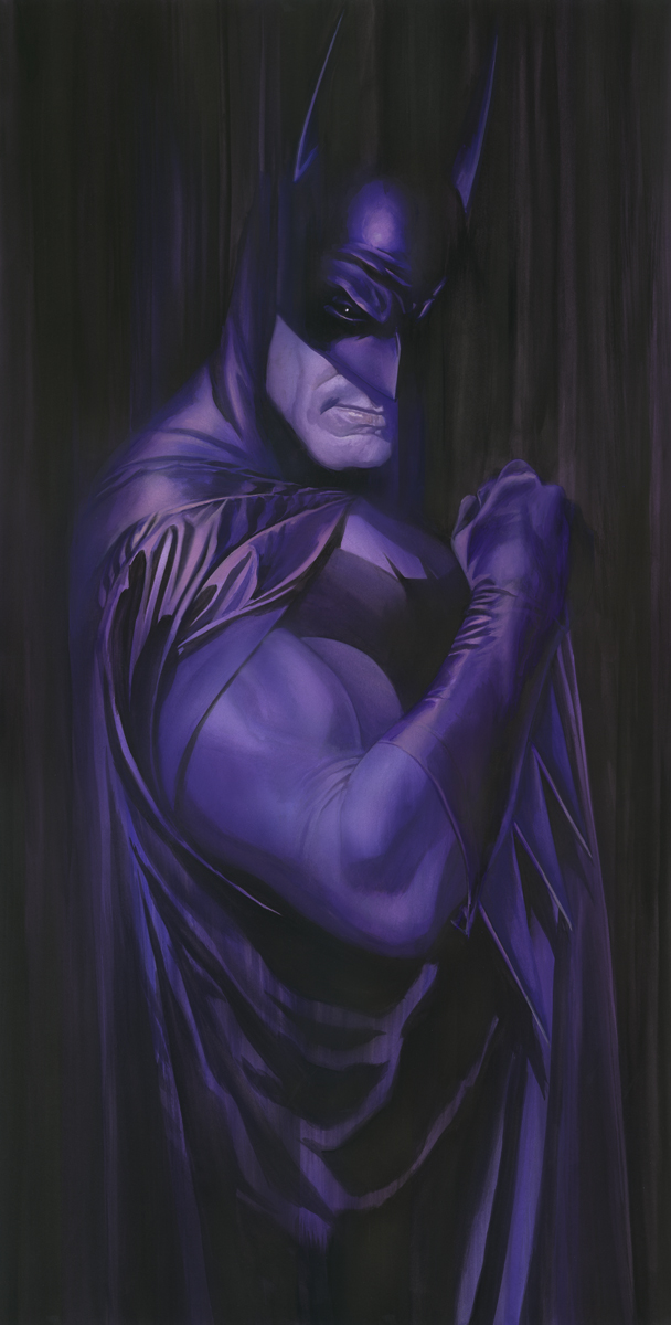 Shadows: Batman giclee on paper by comic book artist Alex Ross