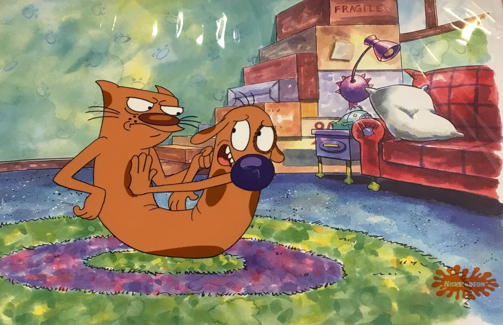 CatDog Original Production Cel from the Nickelodeon series