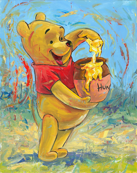 Galy The Pooh. #art #artist #artwork #louisvuitton #supreme #money