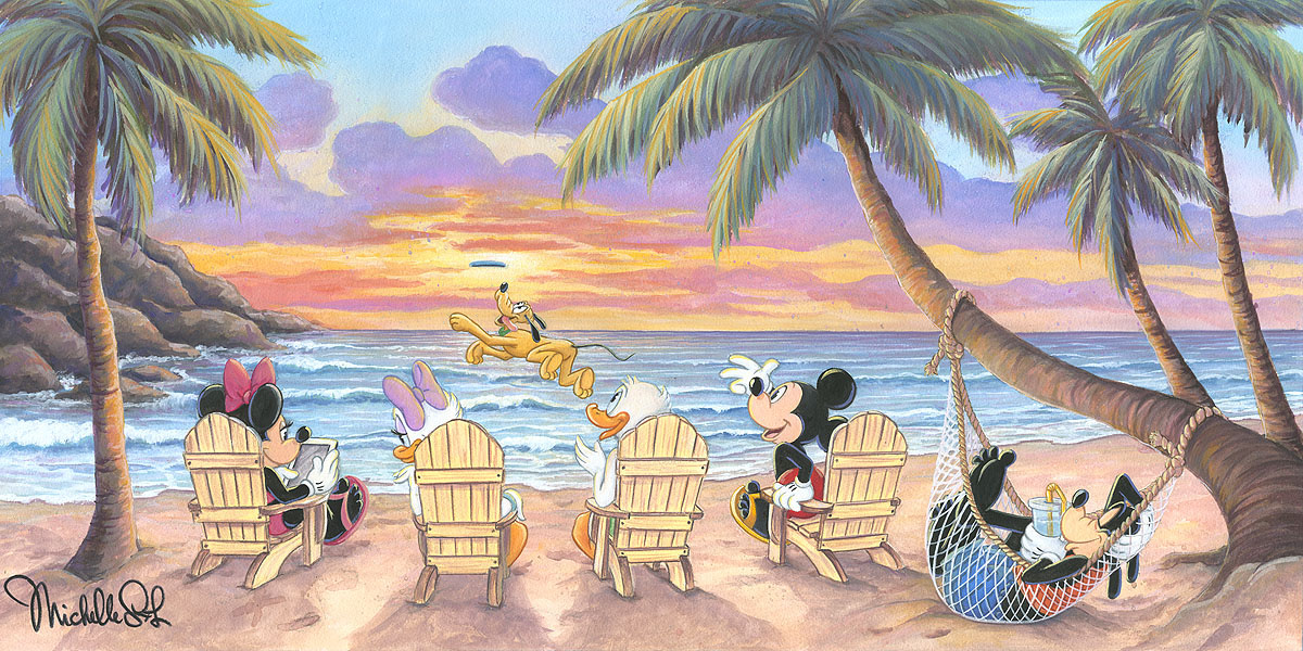 mickey mouse beach
