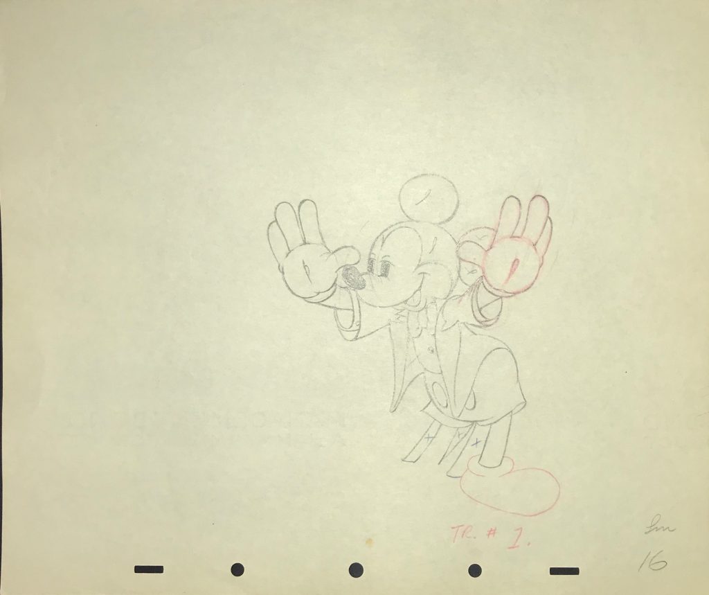 Disney:Mickey Mouse Original Production Drawing-The Whopee Party- 1932 |  eBay