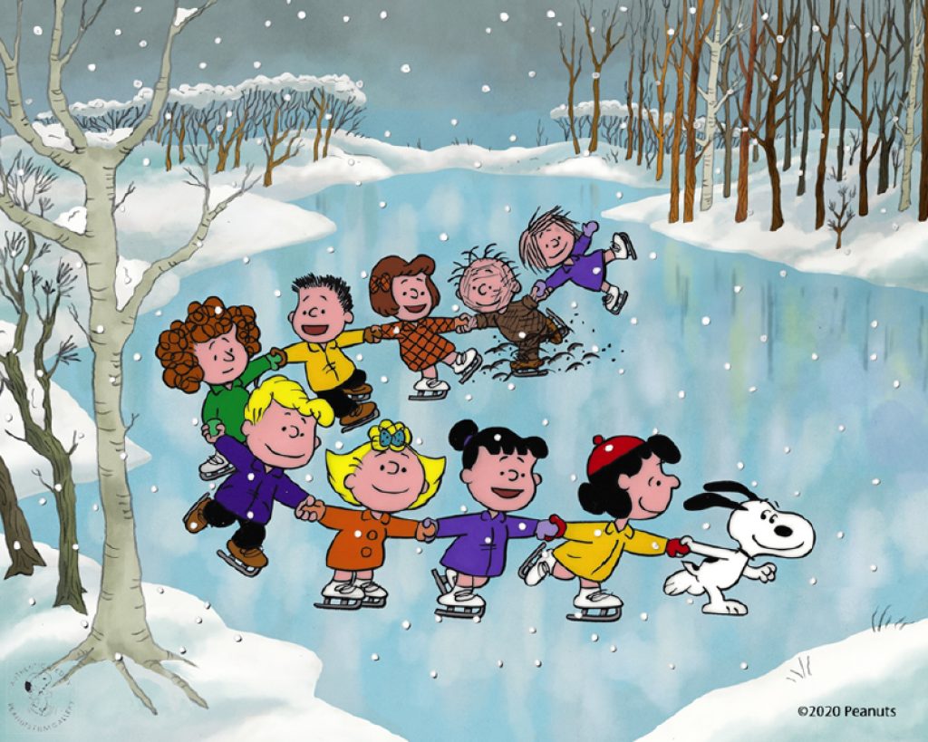 A Charlie Brown Christmas, cartoon history, and Peanuts animation art -
