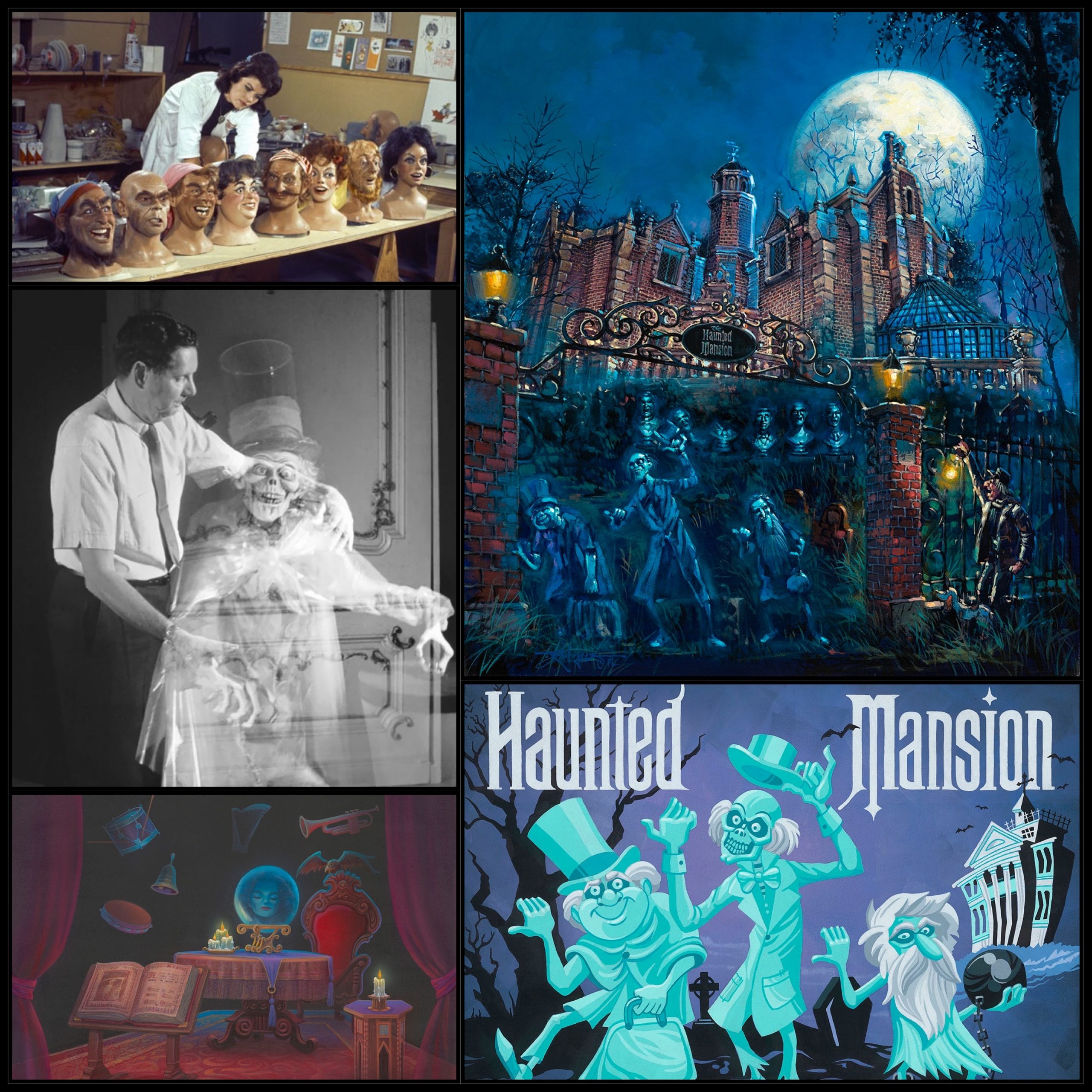 Gracey Manor Madames Haunted Mansion Leota Disney Full-button 