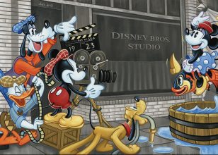 Sorcerer Mickey Mouse Walt Disney Fine Art Rodel Gonzalez Signed Limited  Edition of 295 on Canvas Sorcery